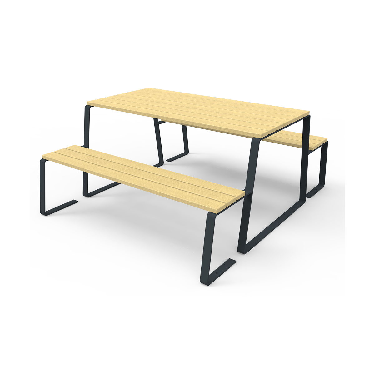 Ensemble pique-nique Feel 2 bancs – Image 3