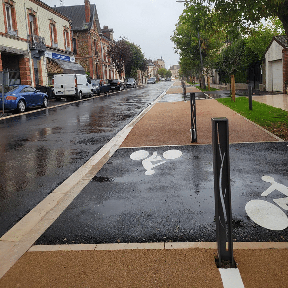 mobilier urbain en métal ville de romilly sur seine